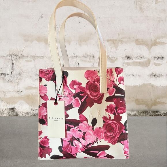 Ted Baker Handbags - Ted Baker London NWT Icon Tote Floral Print Small Handbag Purse